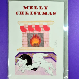 Husky Christmas Cards - 6 Pack