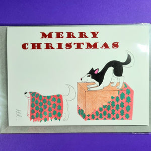 Husky Christmas Cards - 6 Pack