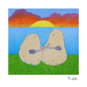 "Spuddies" - 10x10" Fine Art Print